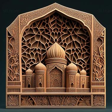 3D model Masjid (STL)